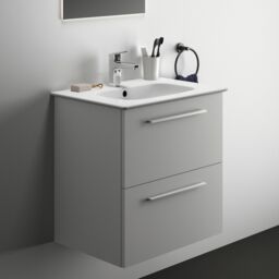 Ideal Standard I.life A Standard Matt White Wall-Mounted Bathroom Vanity Unit (H) 630mm (W) 600mm - thumbnail 6