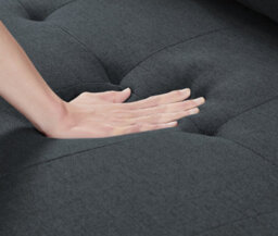 Corner Sofa Bed, L-Shaped Corner Sofa Bed With Storage, Settee Sleep Reversible Storage Chaise - Linen Dark Gray - thumbnail 7