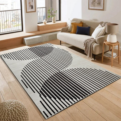 Bedlooms Jett Living Room Rugs, Non-Slip Modern Area Medium Rug 120X170Cm, Washable Dining Room Rug - image 1