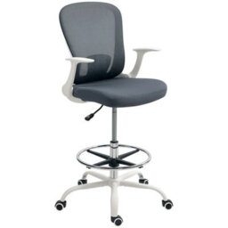 Mesh Ergonomic Drafting Chair Grey