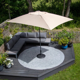 Apollo 270Cm Round Indoor And Outdoor Rug In Prussian Blue - thumbnail 4