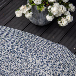 Apollo 270Cm Round Indoor And Outdoor Rug In Prussian Blue - thumbnail 7