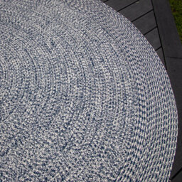 Apollo 270Cm Round Indoor And Outdoor Rug In Prussian Blue - thumbnail 8