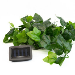 Gardenwize 2 Metre 20 Led Solar Powered Outdoor Ivy Leaf String Lights Fence Wall Decking Patio Decorative Lights - thumbnail 2