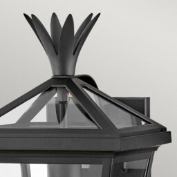 Luminosa Lighting Elstead Palma 1 Light Small Outdoor Wall Lantern Black Ip44 - thumbnail 3