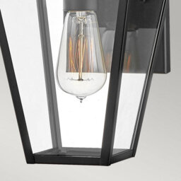 Luminosa Lighting Elstead Palma 1 Light Small Outdoor Wall Lantern Black Ip44 - thumbnail 4