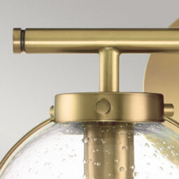 Luminosa Lighting Elstead Hinkley Hollis Bathroom Wall Lamp Heritage Brass, Ip44 - thumbnail 3