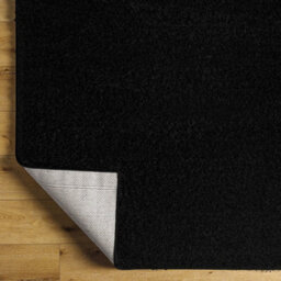 Livabliss Moda Shaggy-Solid Color Black Plush Soft Pile Living Bedroom Rug 120 X 180 Cm Easy Care, Non Shedding - thumbnail 4