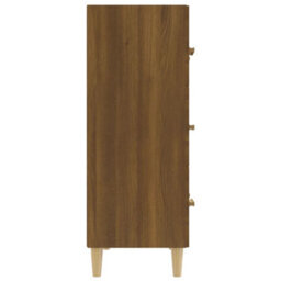 Berkfield Sideboard Brown Oak 70X34X90 Cm Engineered Wood - thumbnail 4