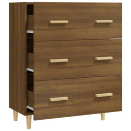 Berkfield Sideboard Brown Oak 70X34X90 Cm Engineered Wood - thumbnail 5