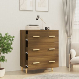Berkfield Sideboard Brown Oak 70X34X90 Cm Engineered Wood - thumbnail 6