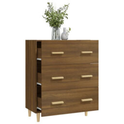 Berkfield Sideboard Brown Oak 70X34X90 Cm Engineered Wood - thumbnail 7