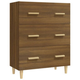Berkfield Sideboard Brown Oak 70X34X90 Cm Engineered Wood - thumbnail 2