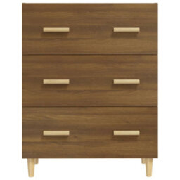 Berkfield Sideboard Brown Oak 70X34X90 Cm Engineered Wood - thumbnail 3