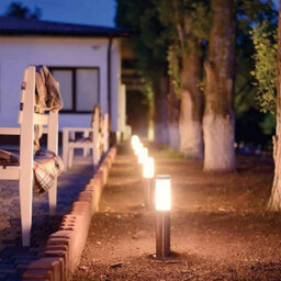 Triton Black Bollard Light (Pk4) - thumbnail 1