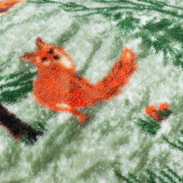 Furn. Lodge Wood Sherpa Fleece Throw - thumbnail 4