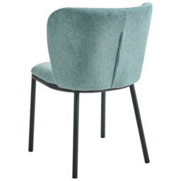 Beliani Set Of 2 Dining Chairs Artesia Fabric Mint Green - thumbnail 7