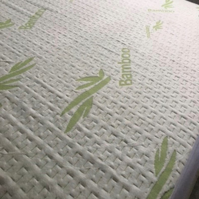 Just So Home Organic Bamboo Knitted Jacquard Waterproof Mattress Protector (King) - image 1