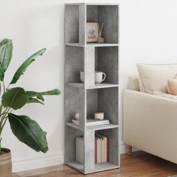 Vidaxl Corner Cabinet Concrete Grey 33X33X132 Cm Engineered Wood - thumbnail 1