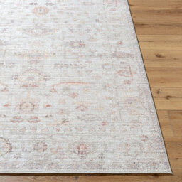 Livabliss Our Pnw Home Spokane-Vintage Ivory Pink Yellow Traditional Boho Living Dining Bedroom Rug 117 X 170 Cm Easy Care, Non Shedding - thumbnail 5