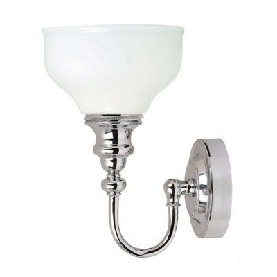 Contemporary Ip44 Wall Light With Chrome Finish And G9 Led Bulb - image 1