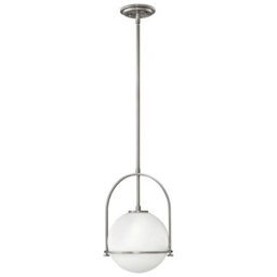 Luminosa Lighting Luminosa Hinkley Somerset Globe Pendant Ceiling Light Brushed Nickel - thumbnail 1