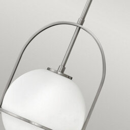 Luminosa Lighting Luminosa Hinkley Somerset Globe Pendant Ceiling Light Brushed Nickel - thumbnail 3