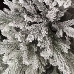 Samuel Alexander 5Ft (1.5M) Grey Frosted Grandis Fir Christmas Tree With Metal Stand - thumbnail 3