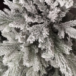 Samuel Alexander 5Ft (1.5M) Grey Frosted Grandis Fir Christmas Tree With Metal Stand - thumbnail 8