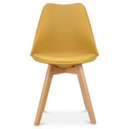 Bravich Rocco Tulip Dining Chair - Mustard - Set Of 2 - thumbnail 9