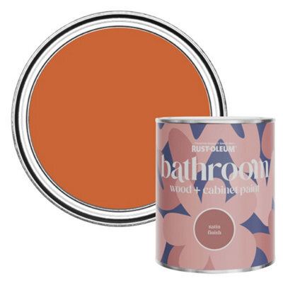 Rust-Oleum Tiger Tea Satin Bathroom Wood & Cabinet Paint 750Ml - image 1