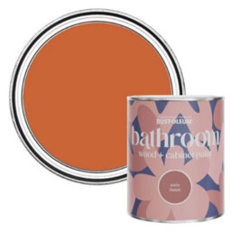 Rust-Oleum Tiger Tea Satin Bathroom Wood & Cabinet Paint 750Ml - thumbnail 1