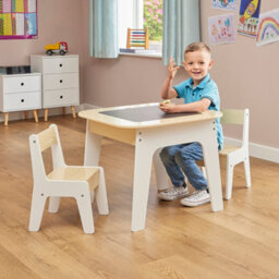Liberty House Toys Kid's 3-In-1 Storage Table And Chair Set - thumbnail 1