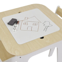 Liberty House Toys Kid's 3-In-1 Storage Table And Chair Set - thumbnail 5