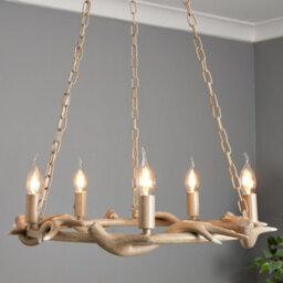 Litecraft Rein Natural Antler 5 Light Chandelier - thumbnail 1