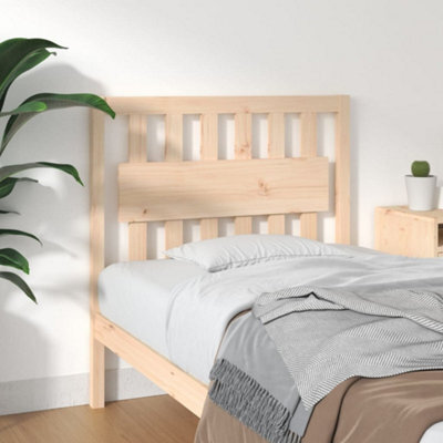 Berkfield Bed Headboard 95.5X4X100 Cm Solid Wood Pine - image 1