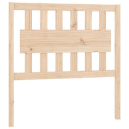 Berkfield Bed Headboard 95.5X4X100 Cm Solid Wood Pine - thumbnail 2