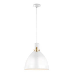 Luminosa Lighting Elstead Brynne Led 1 Light Medium Dome Ceiling Pendant Chrome, Brushed Steel - thumbnail 2