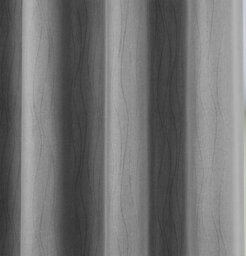 Enhanced Living Goodwood Silver Thermal, Energy Saving, Dimout Eyelet Curtains With Wave Pattern (Pair) - 90 X 72 Inch (229X183Cm) - thumbnail 4