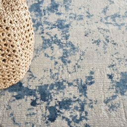 Grey Blue Rug, 10mm Thick Abstract Rug, Stain-Resistant Modern Luxurious Rug For Bedroom, & Diningroom-120Cm X 180Cm - thumbnail 2