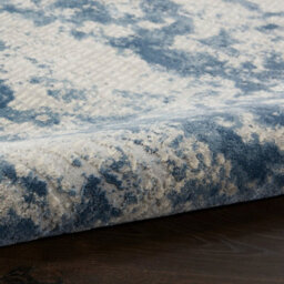 Grey Blue Rug, 10mm Thick Abstract Rug, Stain-Resistant Modern Luxurious Rug For Bedroom, & Diningroom-120Cm X 180Cm - thumbnail 7