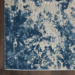 Grey Blue Rug, 10mm Thick Abstract Rug, Stain-Resistant Modern Luxurious Rug For Bedroom, & Diningroom-120Cm X 180Cm - thumbnail 5