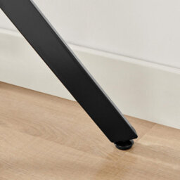 Furniturebox Uk Leonardo Oak Veneer Console Table - thumbnail 5
