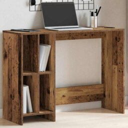 Berkfield Modern Desk Old Wood 102.5X35X75 Cm Engineered Wood - thumbnail 2