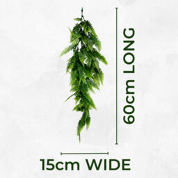 Pack Of 3 - Artificial Hanging Plants Vines Leaves -  60Cm Long Each - Realistic Foliage - Indoor / Outdoor - thumbnail 8