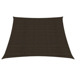 Berkfield Sunshade Sail 160 G/m2 Brown 4/5X3 M Hdpe - thumbnail 1