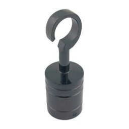 Ropeservices Uk 8 X 24mm Gun Metal Black Decking Rope Hook Fittings Fixings Barrier Set - thumbnail 3