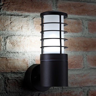 Auraglow 5W Outdoor Garden Wall Light - Hartwell - Cool White - image 1