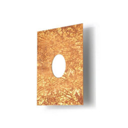 Luminosa Lighting Luminosa Square Lifestyle Metal Surface Mounted Ceiling Light - Vintage Gold Finish, 1X Gx53 - thumbnail 3