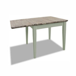 Statement Furniture Florence Square Extendable Kitchen Dining Table In Sage Green - thumbnail 2